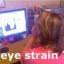 image of eye strain