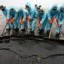 image of oil slick clean up