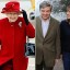 image of queen elizabeth with the middletons