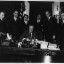 image of president roosevelt signing philippine independence on July 4, 1946