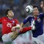 image of japan-south korea clash in soccer