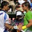 djokovic & nadal shake hands at the end of the tournament