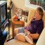 child watching tv