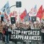 anti enforced disappearance advocates in protest